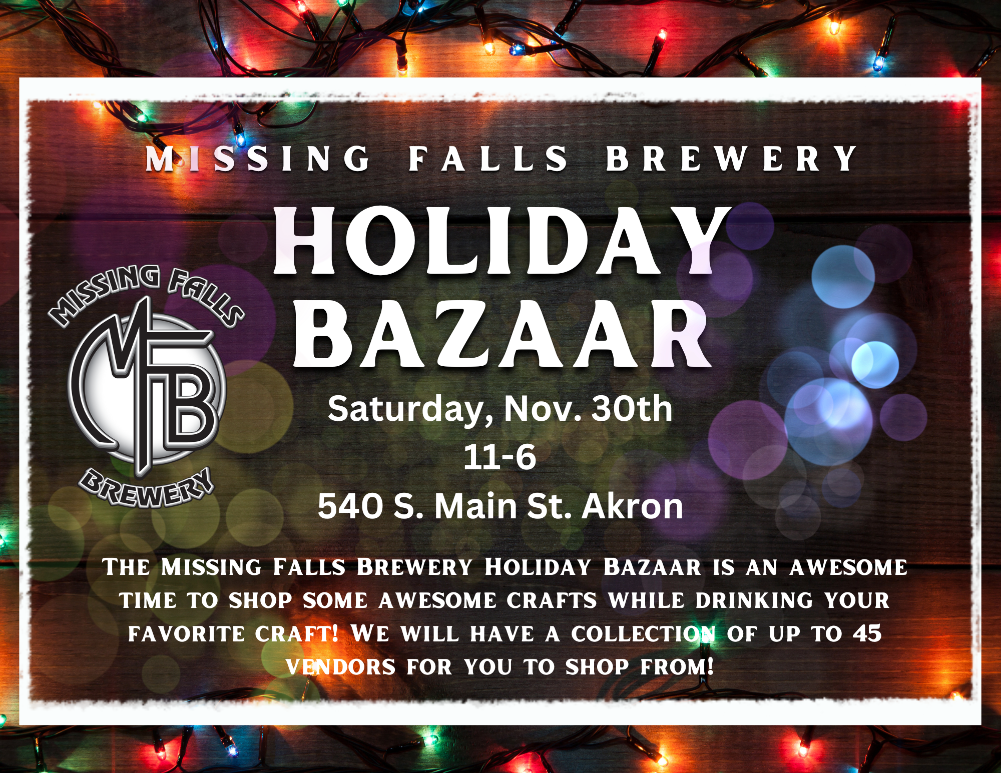 Holiday bazaar 24- flyer